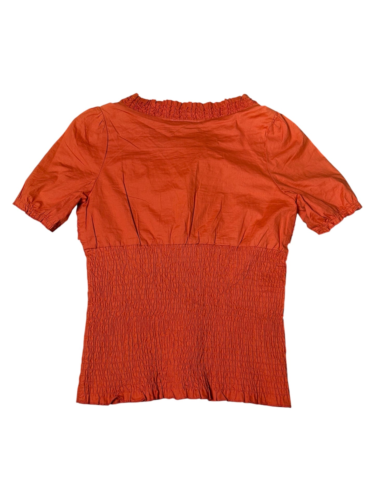 BEBE orange top size S