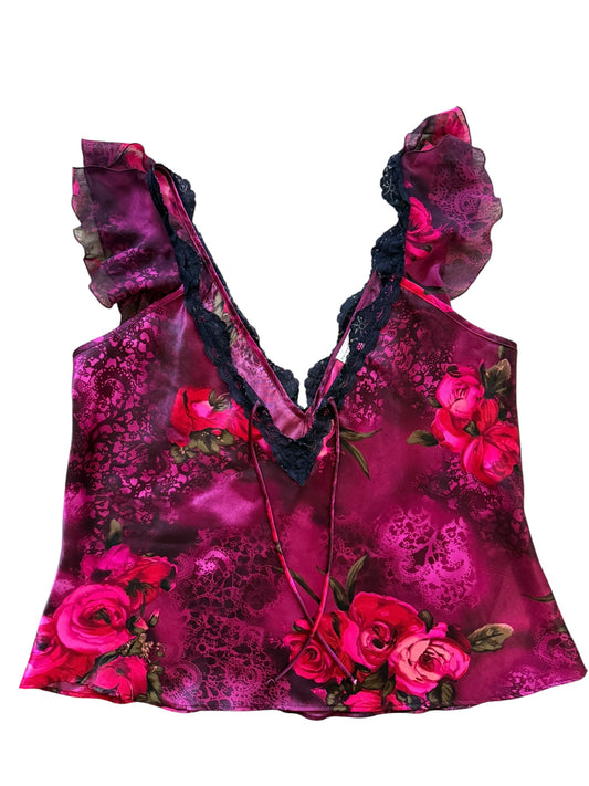 Floral Sleeveless Top Size XXL