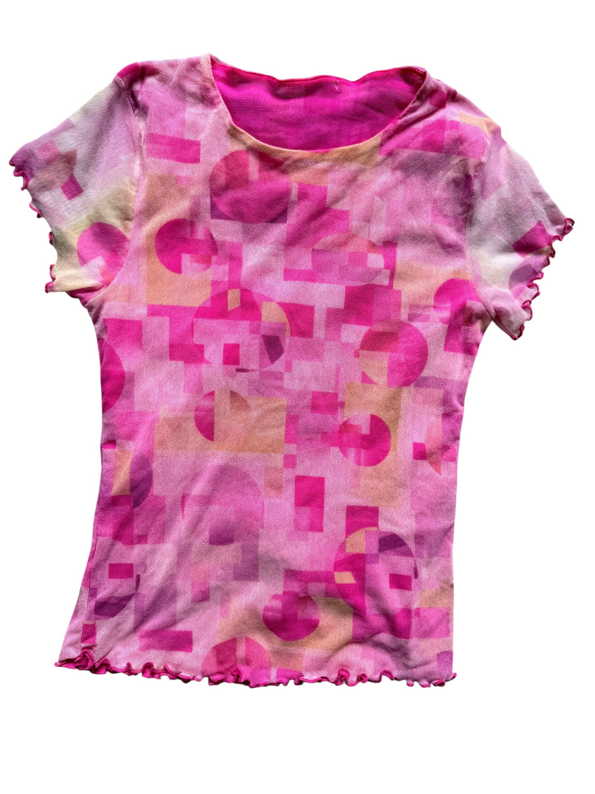 Micro mesh abstract top Size  S