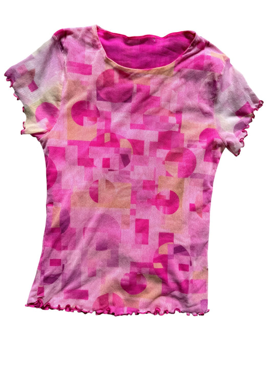 Micro mesh abstract top Size  S