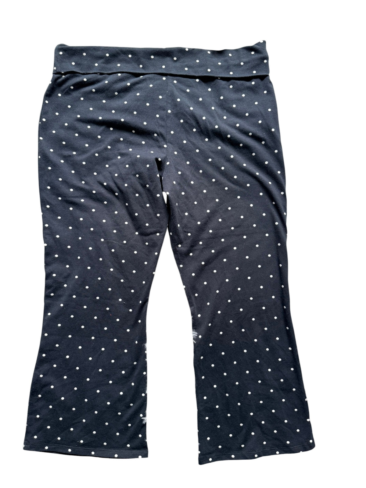Cotton Polka Dot Capri Pants Size L