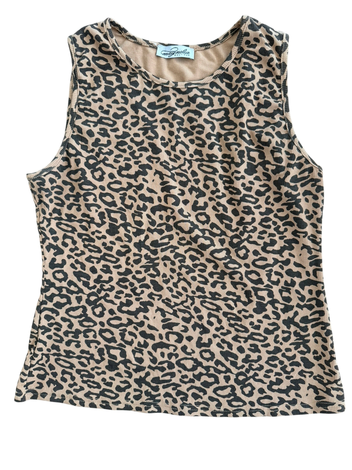 Leopard Print Tank Top Size L