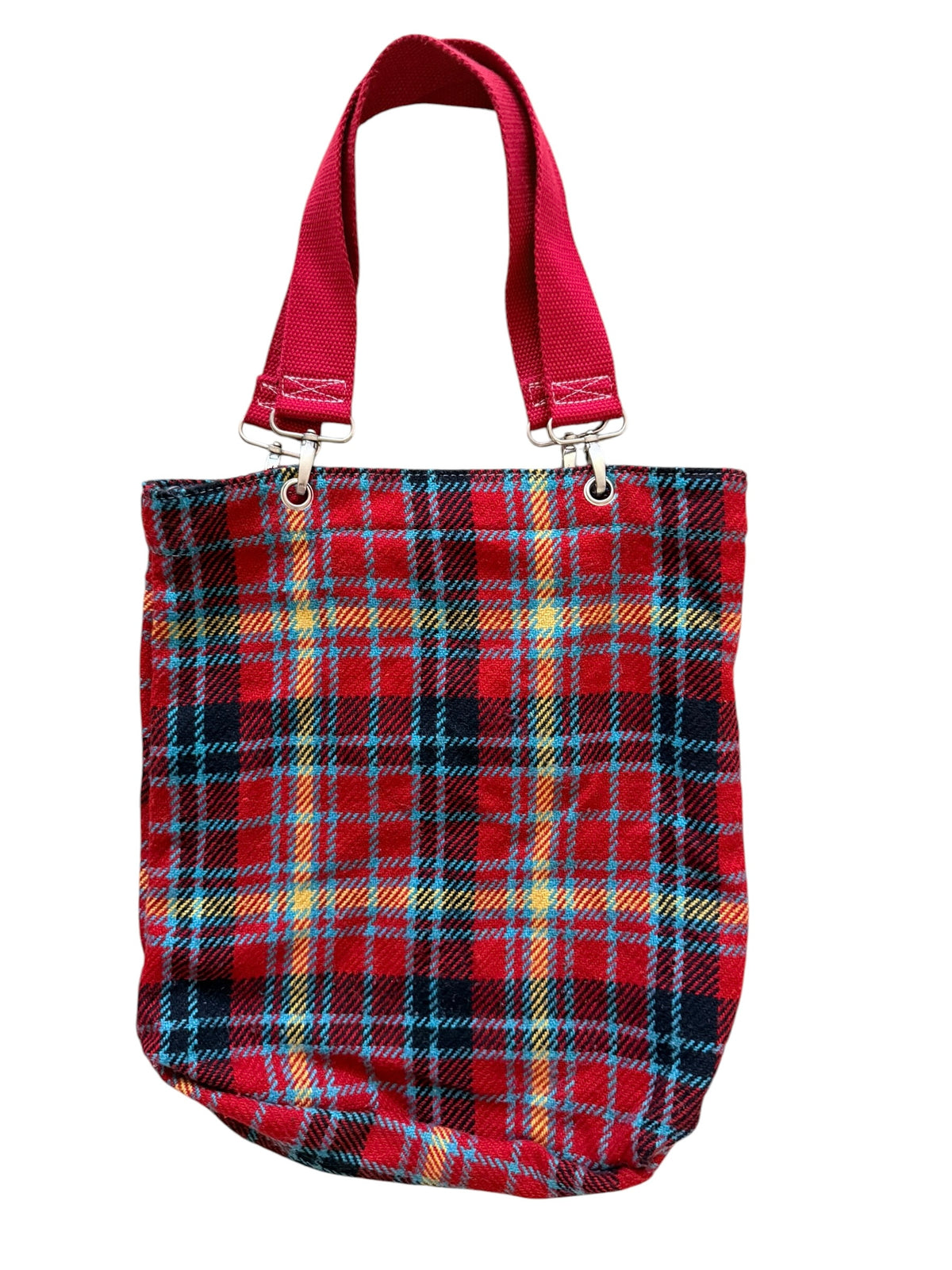 Vintage American Eagle Plaid Tote
