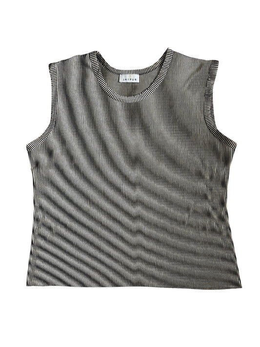 Plisse abstract tank size L