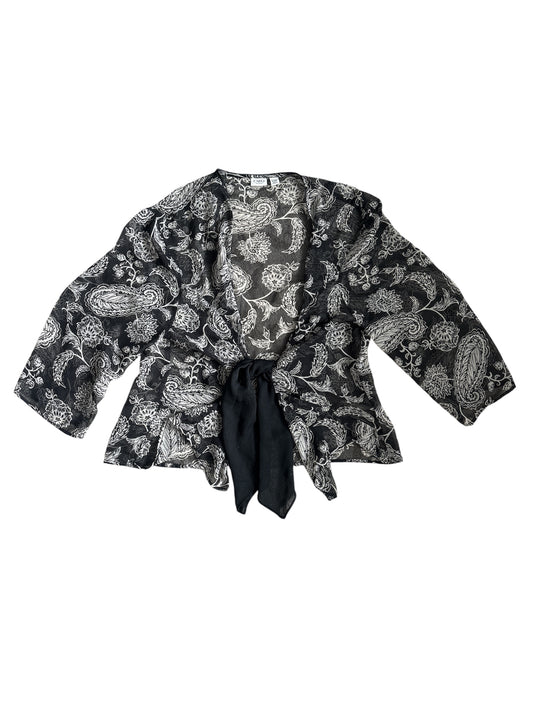 Sheer flowy cardigan size 26/28