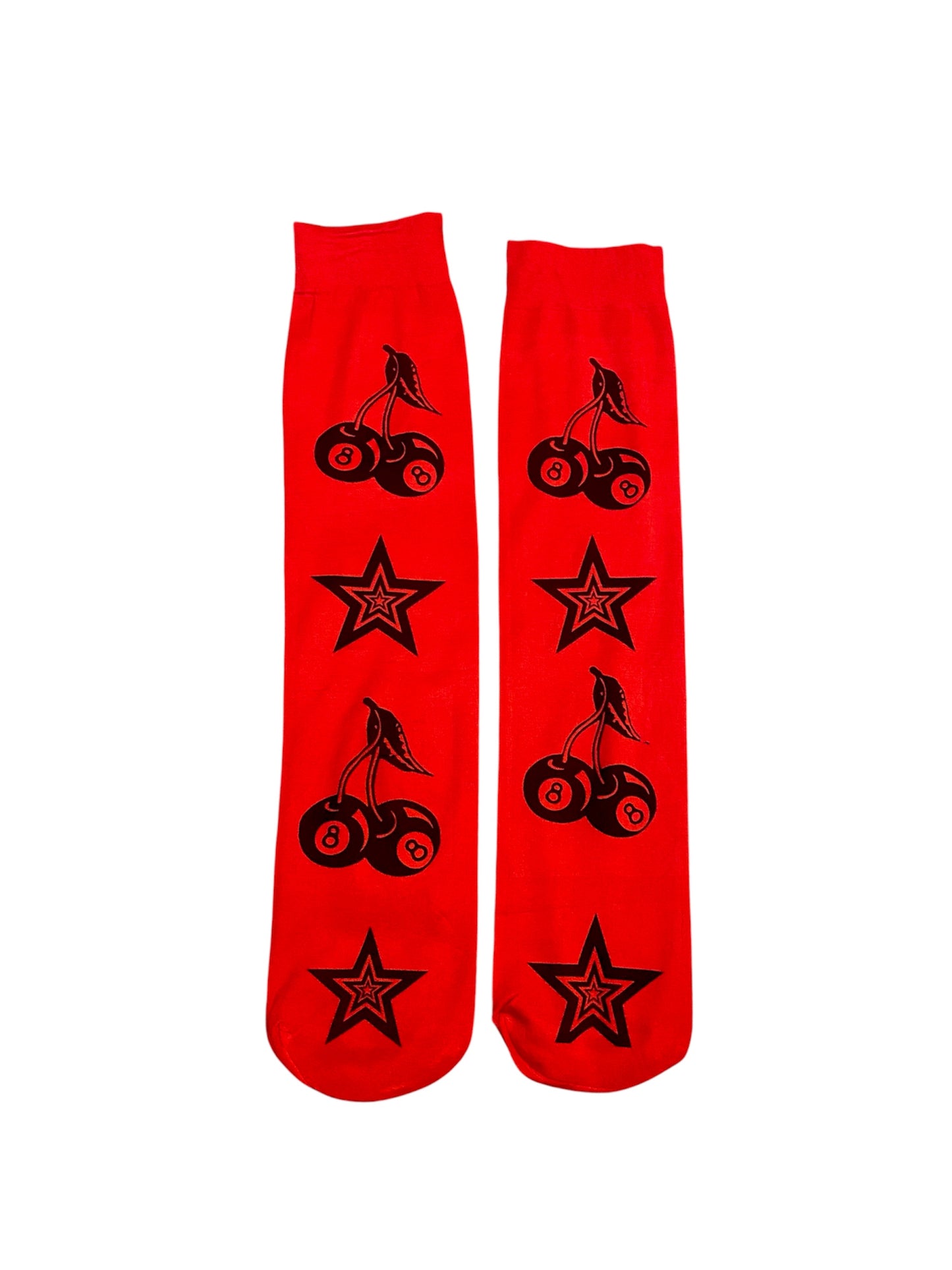 Killer Stitch Cherry/Star Socks