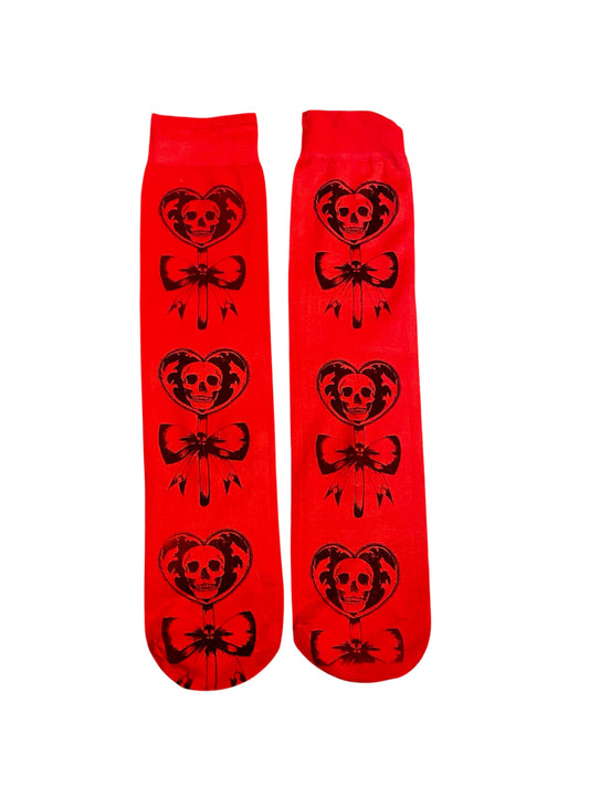 Killer Stitch skull lollipop socks