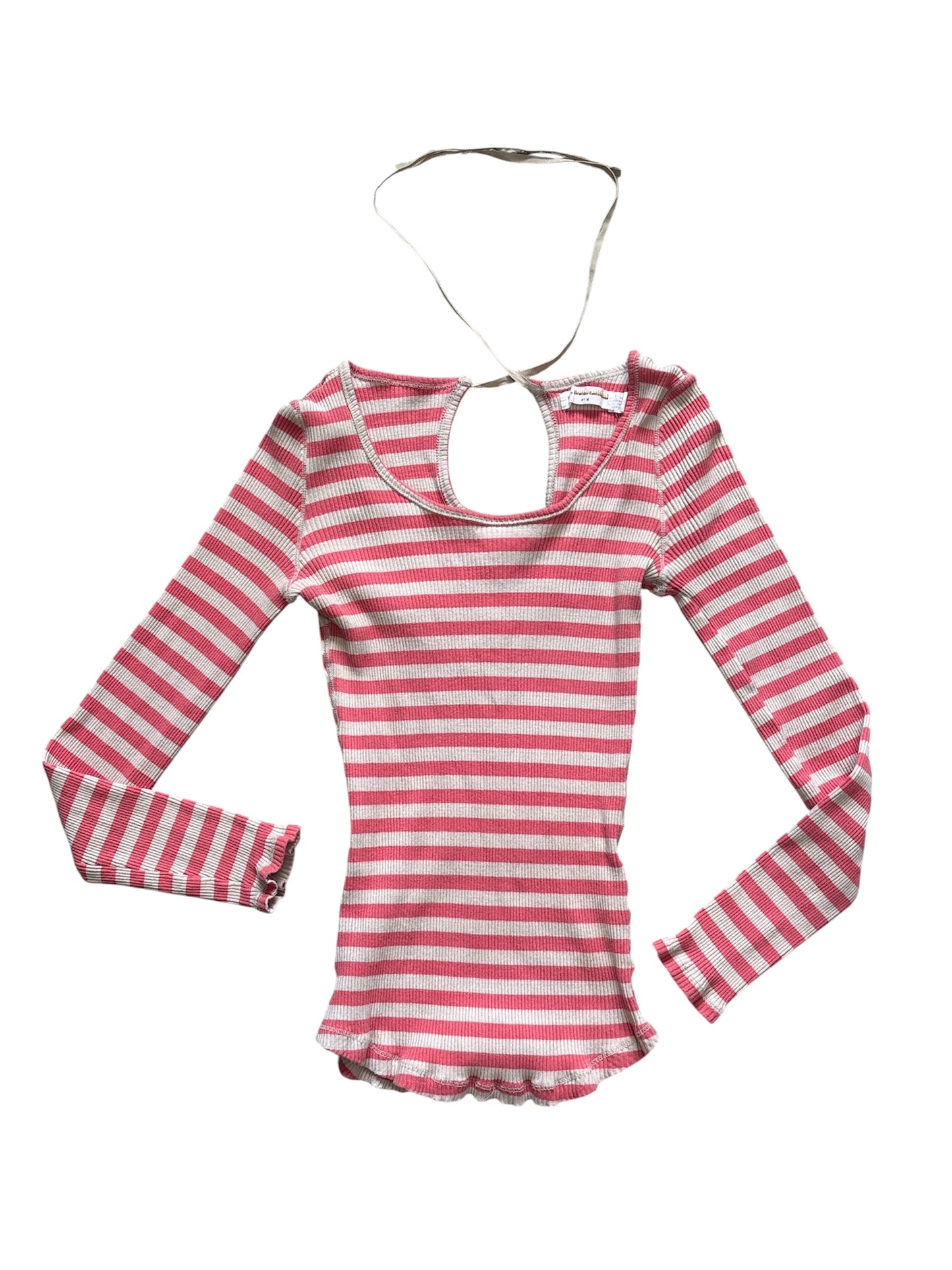 Pilcro striped ls size s/m