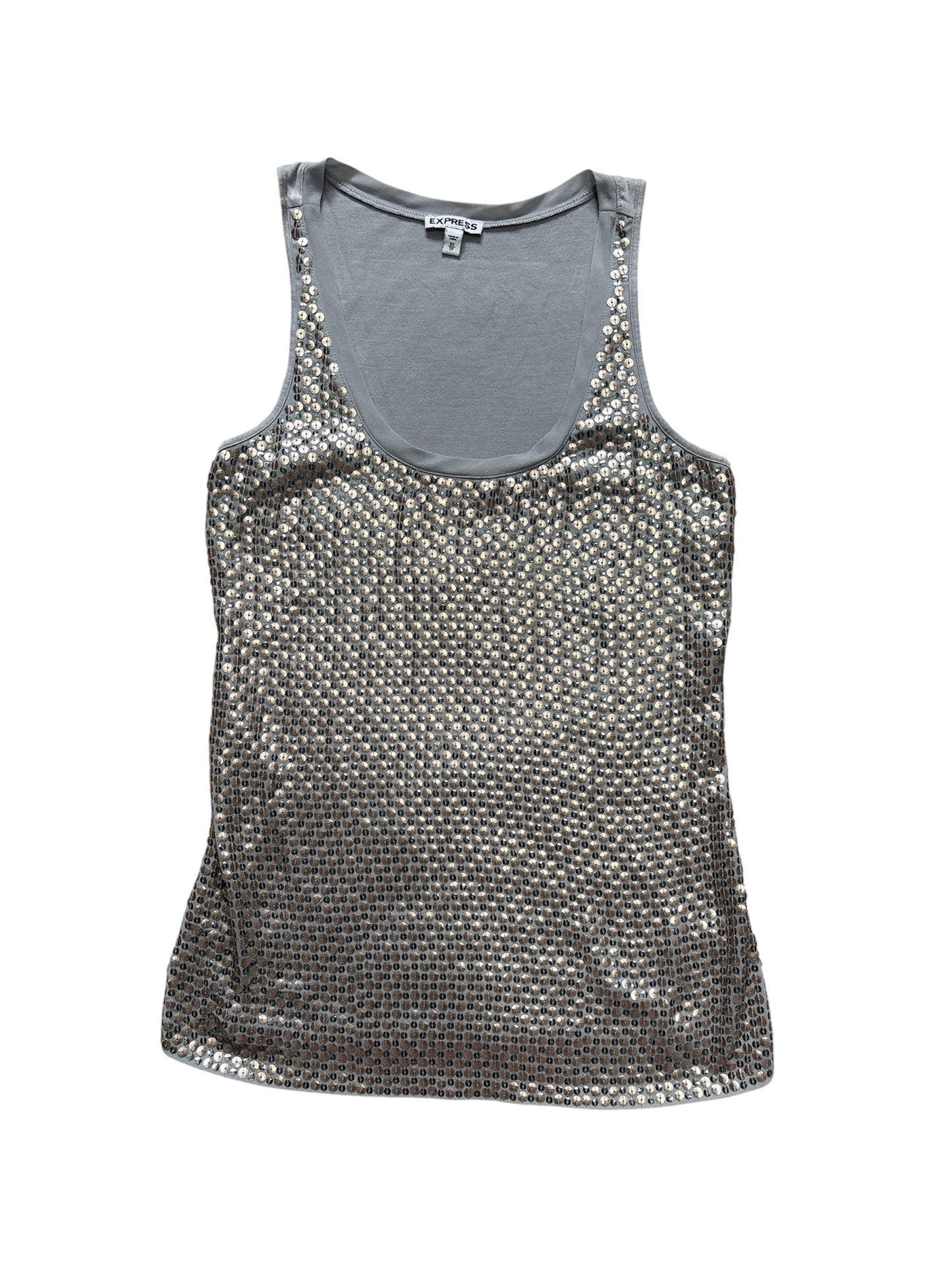 Metallic textured top size xs/s