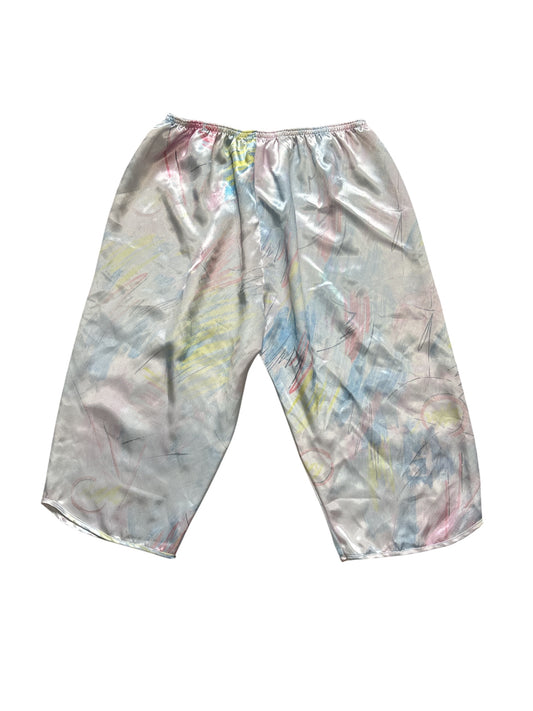 Silky pastel capris size xs/s