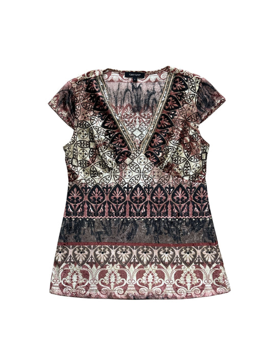 Velvet sequin top size L