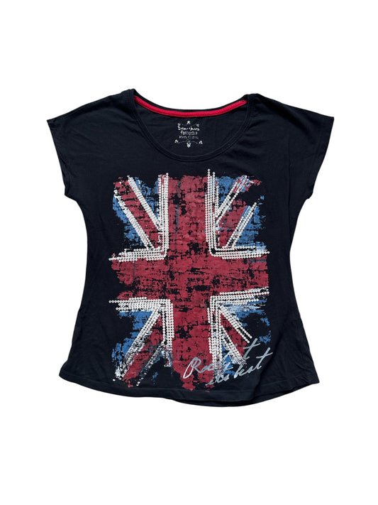 uk flag tee size L