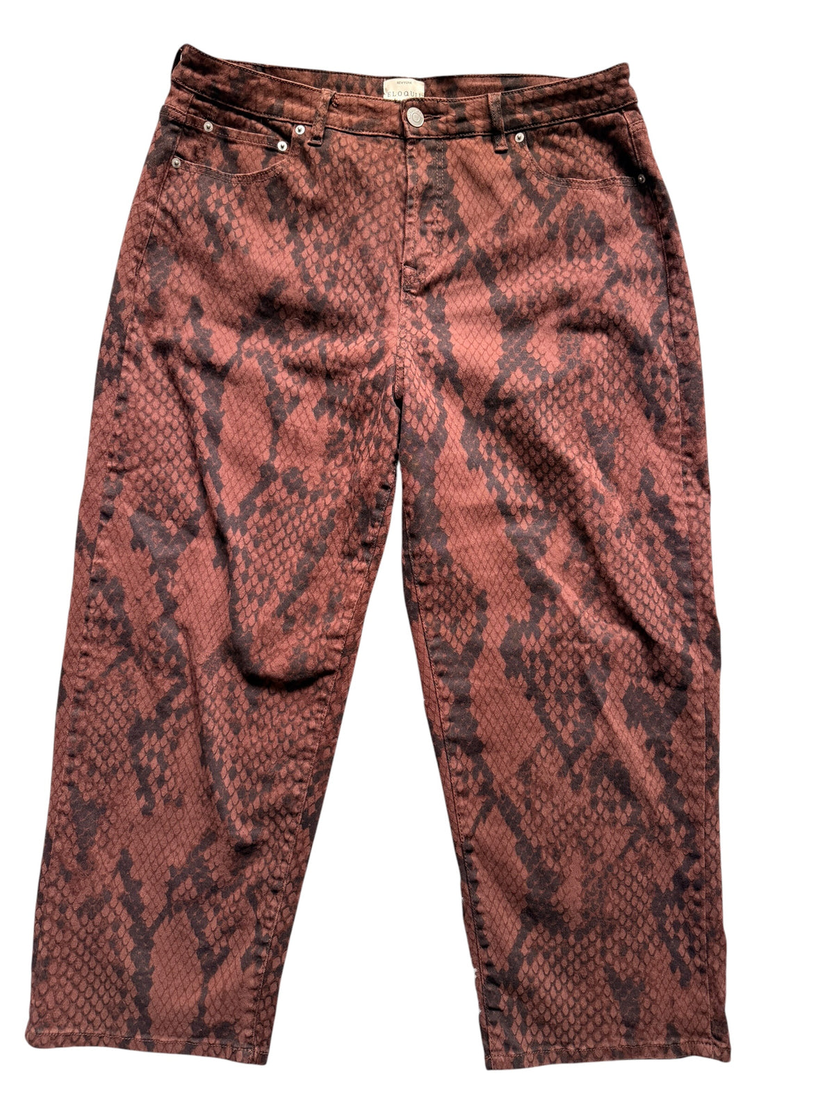 Snake Print Pants Size 14