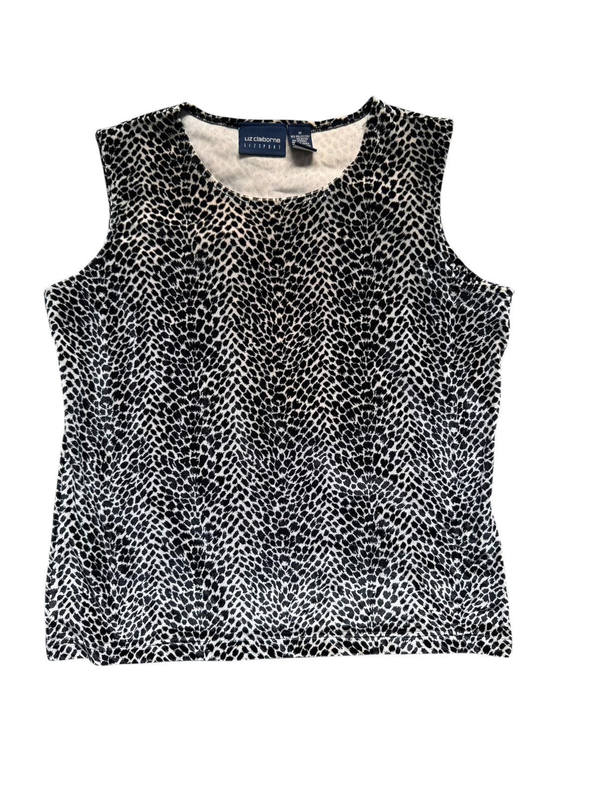 Velvet Cheetah, Sleeveless Top Size L