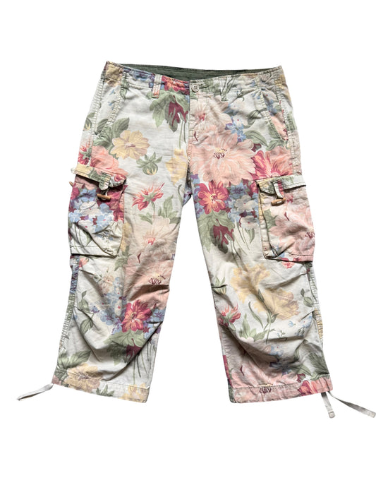 Floral Capri Pants Size 28