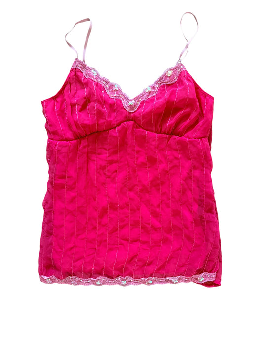 Lace Trim Top Size L