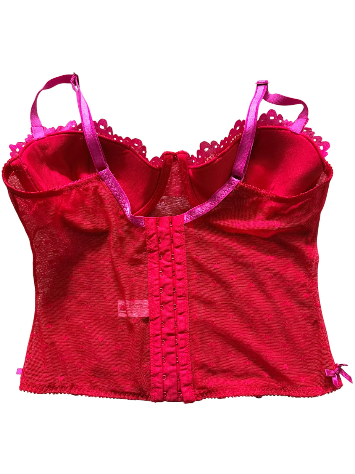 Mesh And Lace Underwire Bralette Size 34C