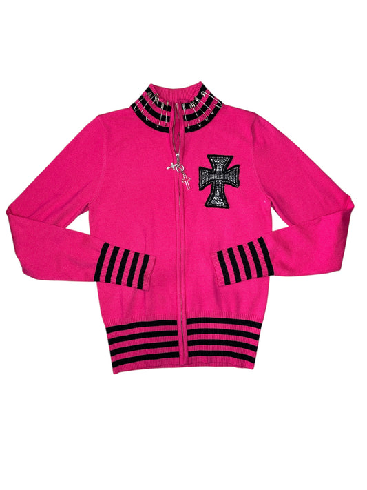 Eternal Bella 1 of 1 rhinestone zip up size s/m