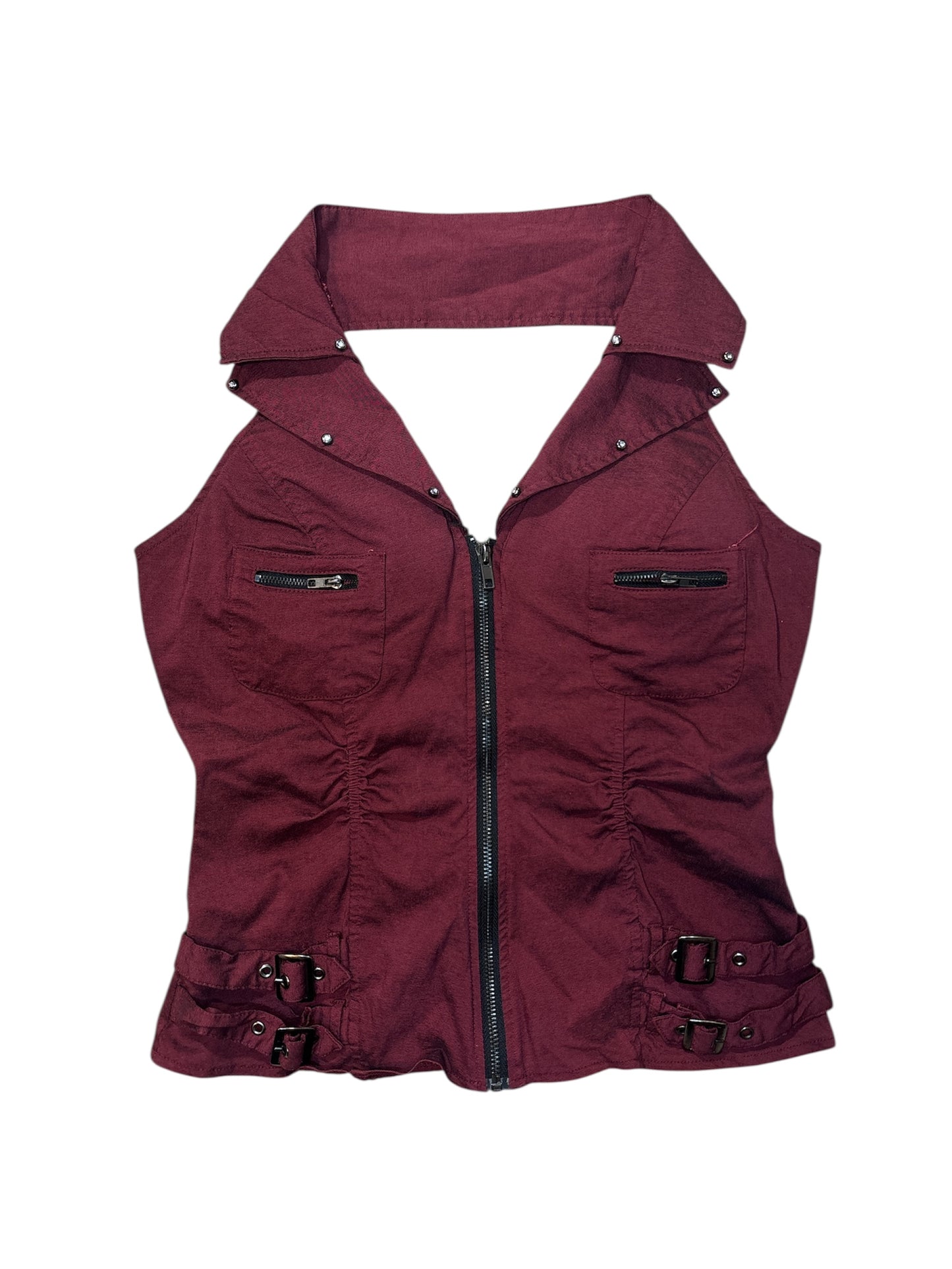 Lydia USA zip halter