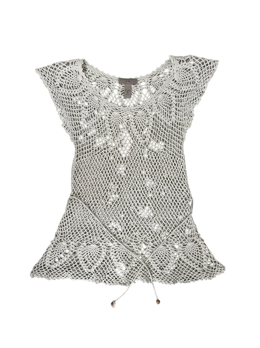 I.e. crochet top with tie size small
