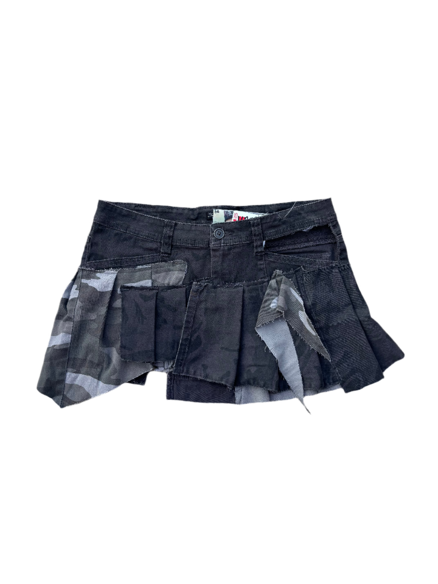 Eternal Bella 1 of 1 pleated camo mini skirt size 10