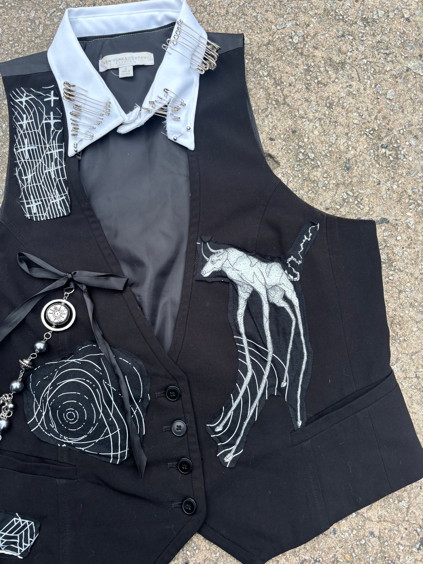 Eternal Bella 1 of 1 upcycled vest size 16