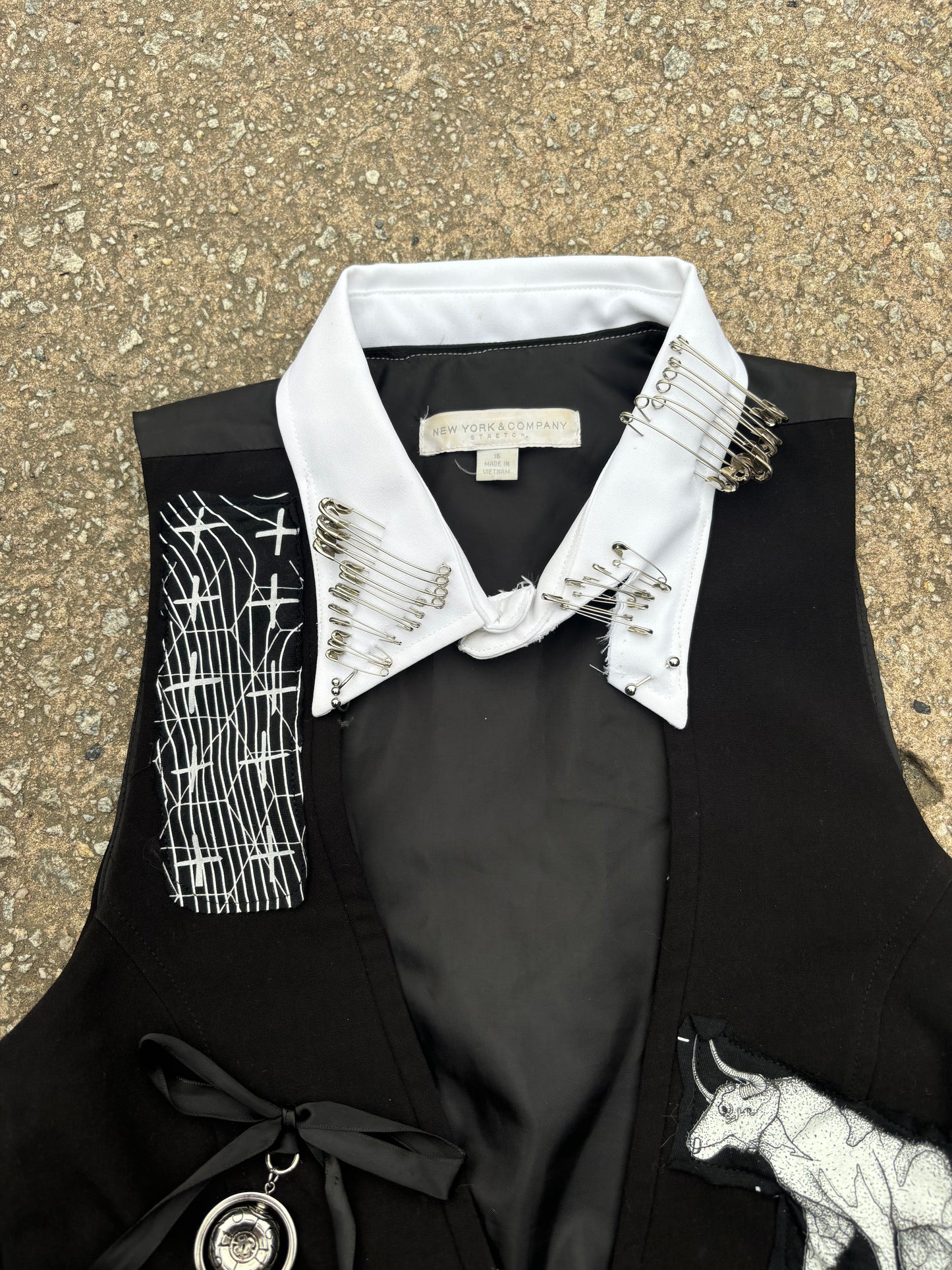 Eternal Bella 1 of 1 upcycled vest size 16