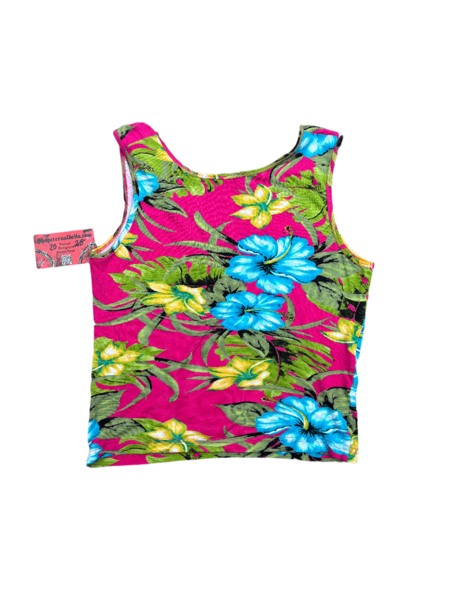 Ice I London rhinestone tropical tank size Large