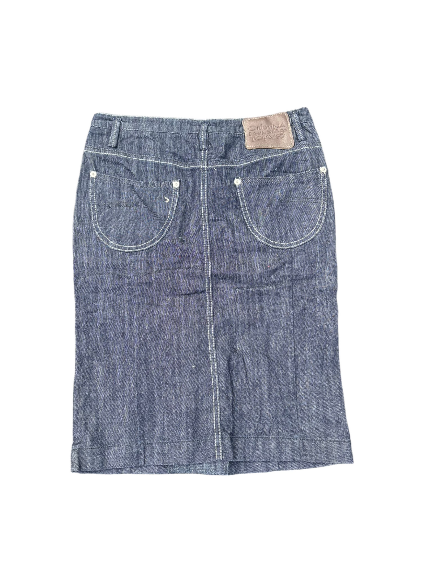 Christina Gavioli denim skirt size small