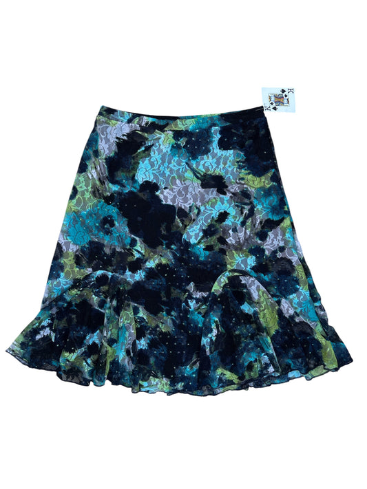 Floral lace midi skirt size M/L