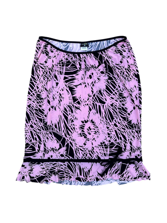 Printed Y2K midi skirt size xs/s